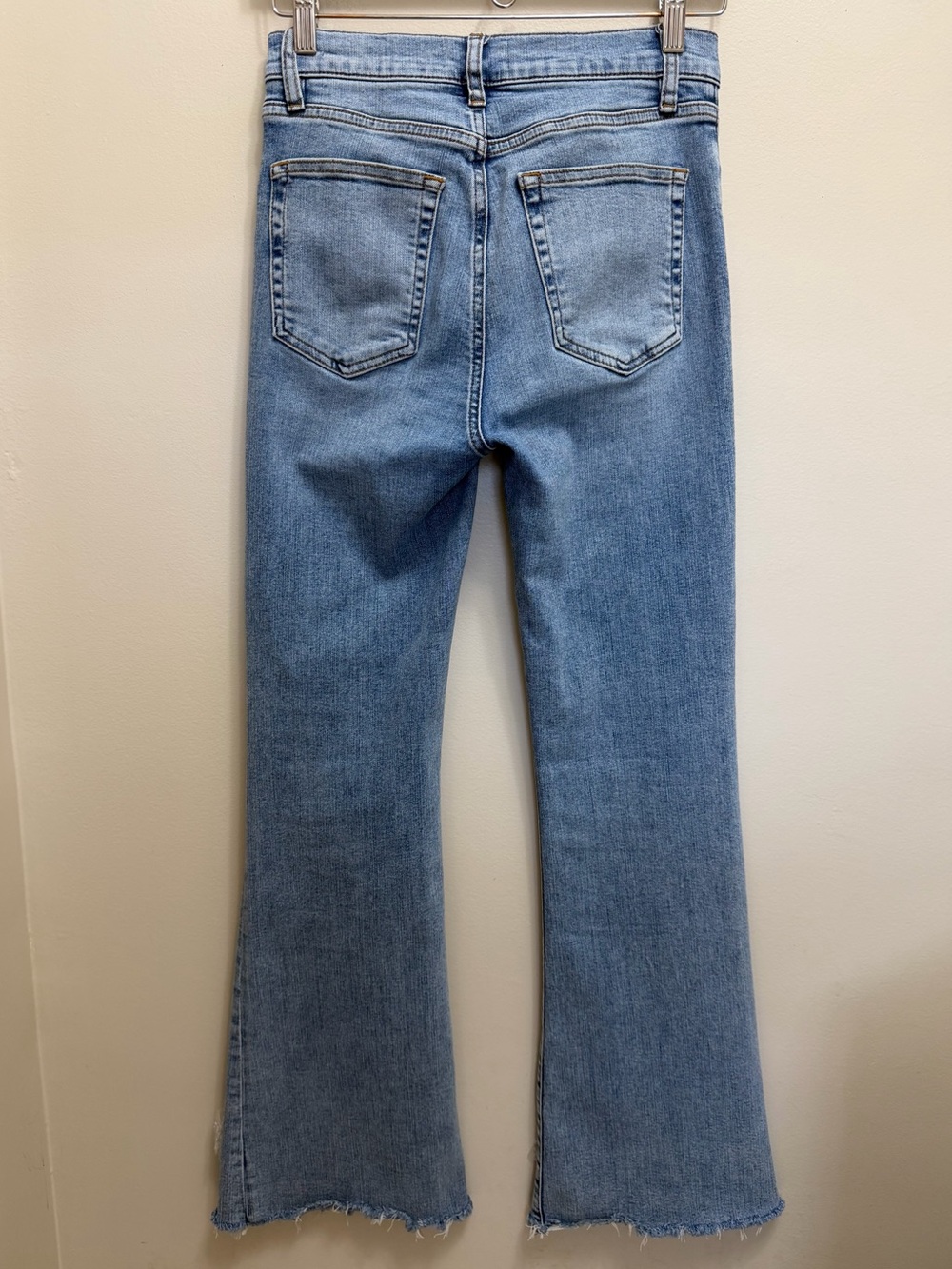 FRAME Icon Flare Denim Jean in Lark Raw After Wash Size 27 - Picture 3 of 11
